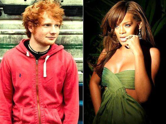 ED SHEERAN E RIHANNA ALCANÇAM 20 MILHÕES DE FÃS NO SPOTIFY