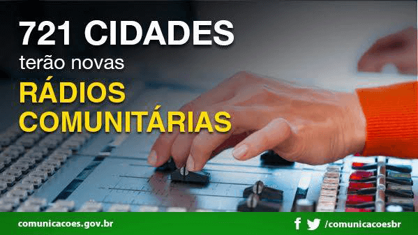 761 cidades de todo o Brasil terão novas rádios comunitárias