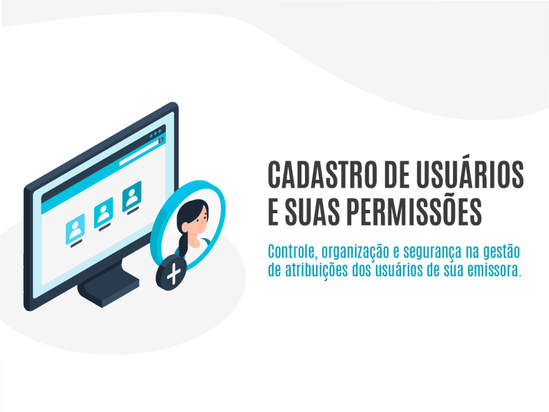 Cadastro de usuários e suas permissões