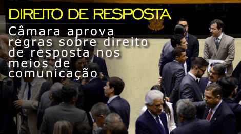 Projeto regulamenta direito de resposta em veículos de comunicação