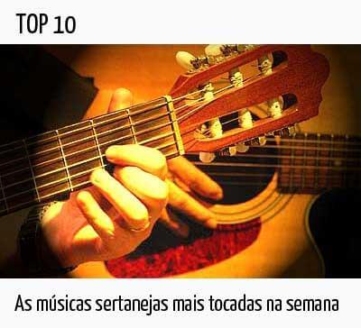 As músicas sertanejas mais tocadas da última semana